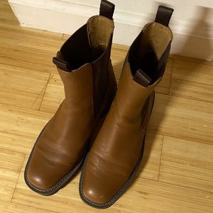 Sam Edelman Laguna Waterproof Lug Sole Chelsea Boot Tawny Brown 8M
